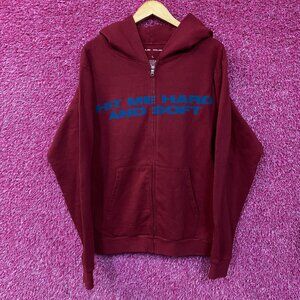 Billie Eilish Hit Me Hard and Soft The Tour Zip-Up Hoodie Large